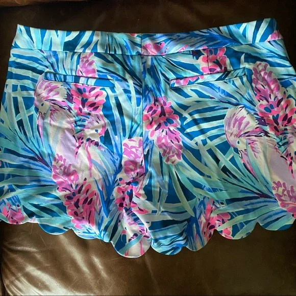 NEW Lilly Pulitzer Buttercup Knit Short Peacock Mr Peacock Tweethearts Shorts 10